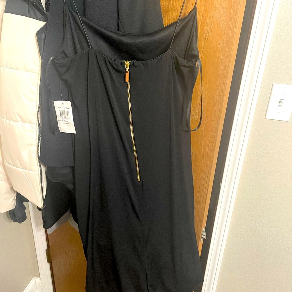 Black cocktail dress